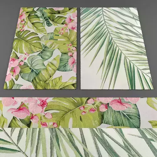 Rugs collection 155 Low-poly 3D model