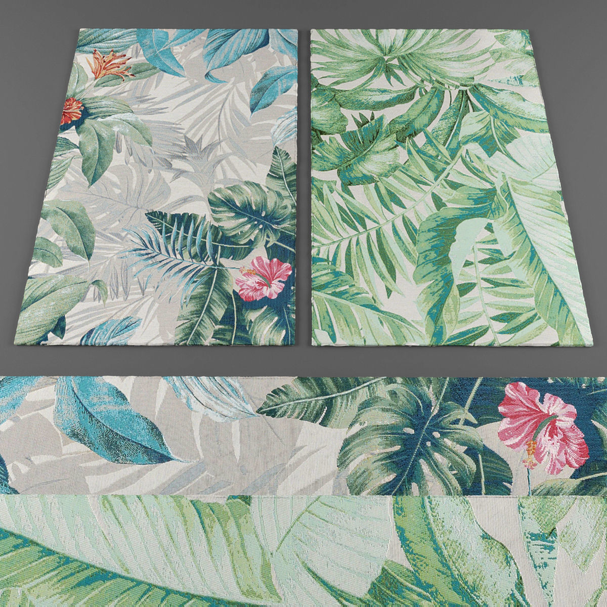 Rugs collection 155 Low-poly 3D model_1