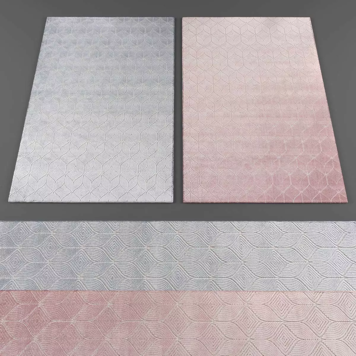 Rugs collection 158 Low-poly 3D model_0