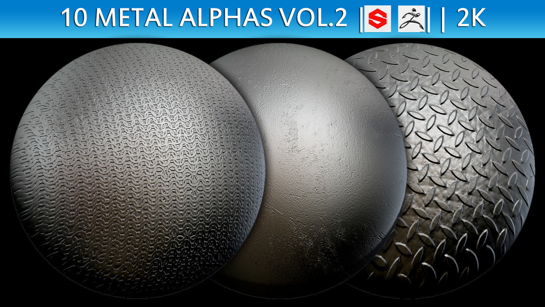 ZBRush Alphas Megapack 3D model_12