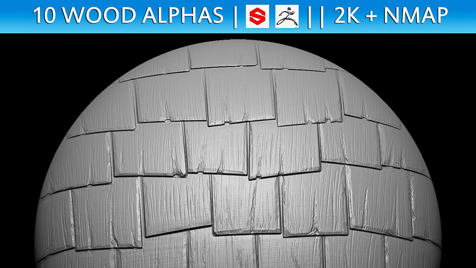 ZBRush Alphas Megapack 3D model_26