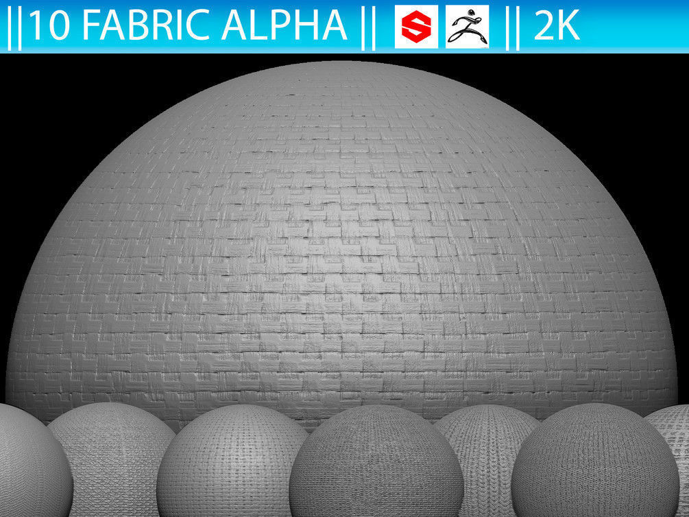 ZBRush Alphas Megapack 3D model_28