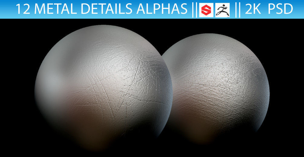 ZBRush Alphas Megapack 3D model_9