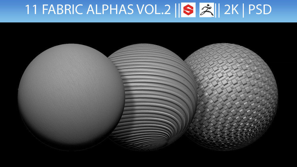 ZBRush Alphas Megapack 3D model_20