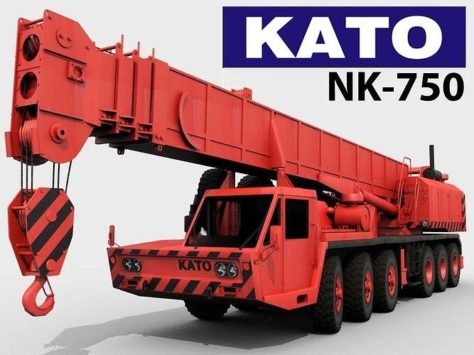KATO NK-750 Low-poly 3D model
