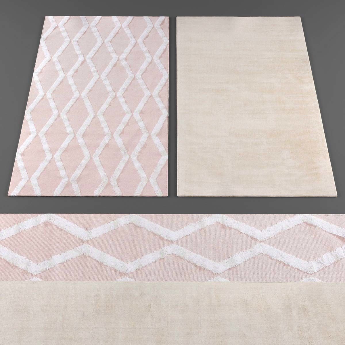 Rugs collection 168 Low-poly 3D model_1