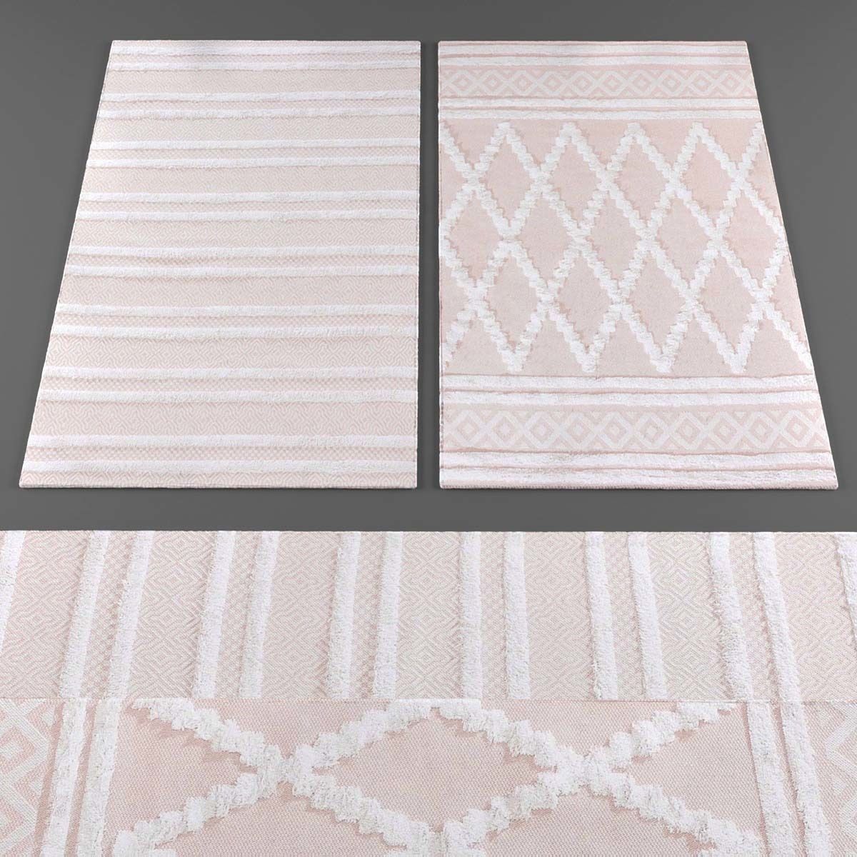 Rugs collection 168 Low-poly 3D model_2