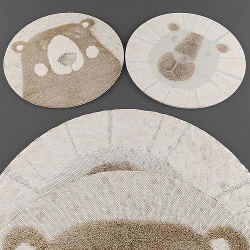 Rugs collection 169 Low-poly 3D model