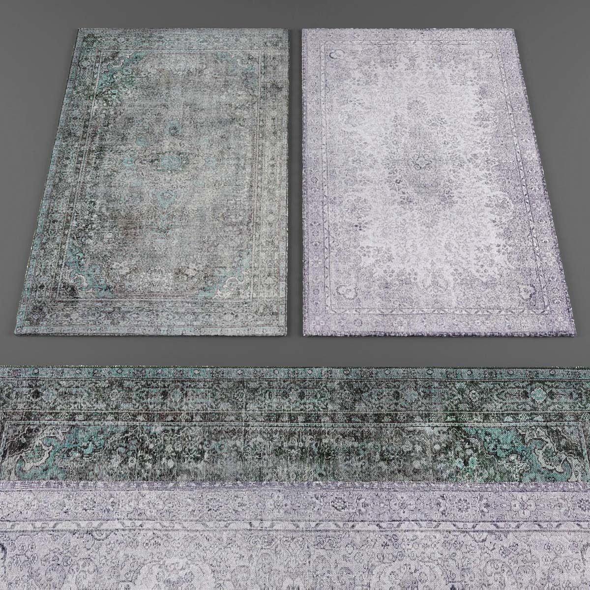 Rugs collection 170 Low-poly 3D model_2
