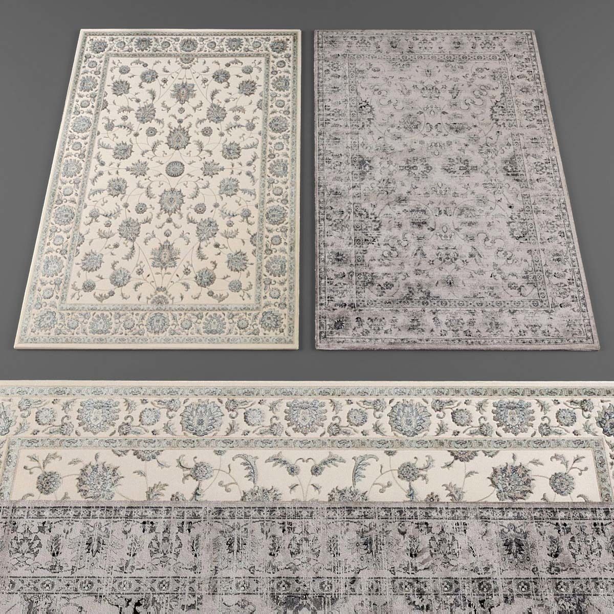 Rugs collection 170 Low-poly 3D model_1