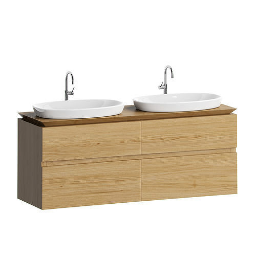 Washbasin cabinet Mobo Nimbus with basin 3D model