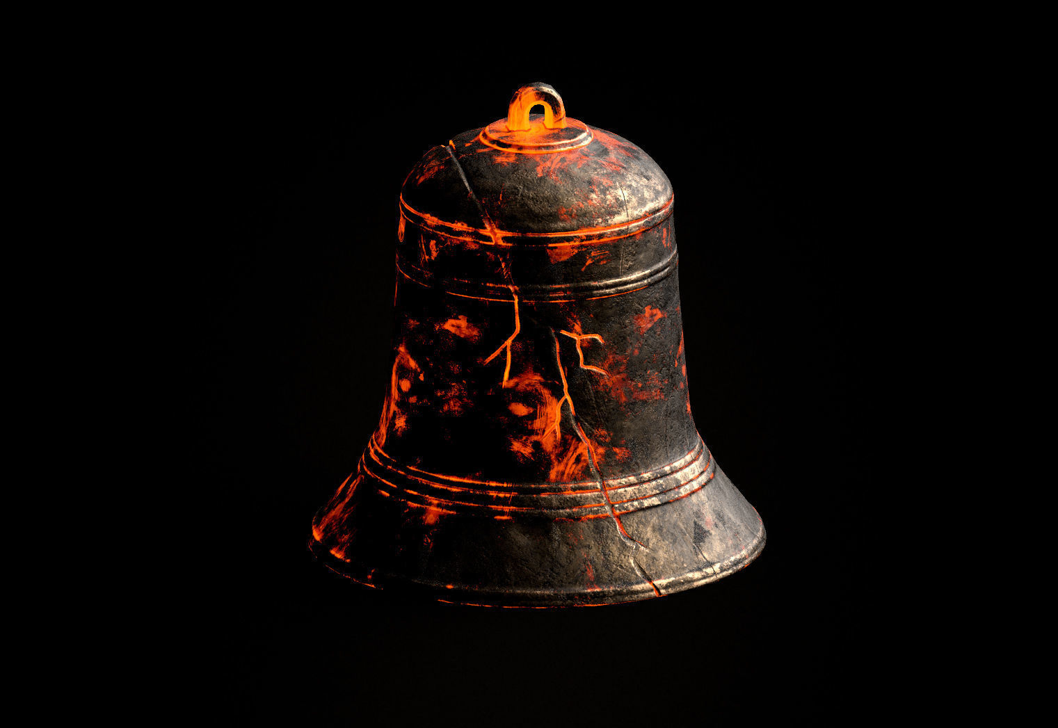 AC DC Hells Bells Legends of Rock 3D print model_6