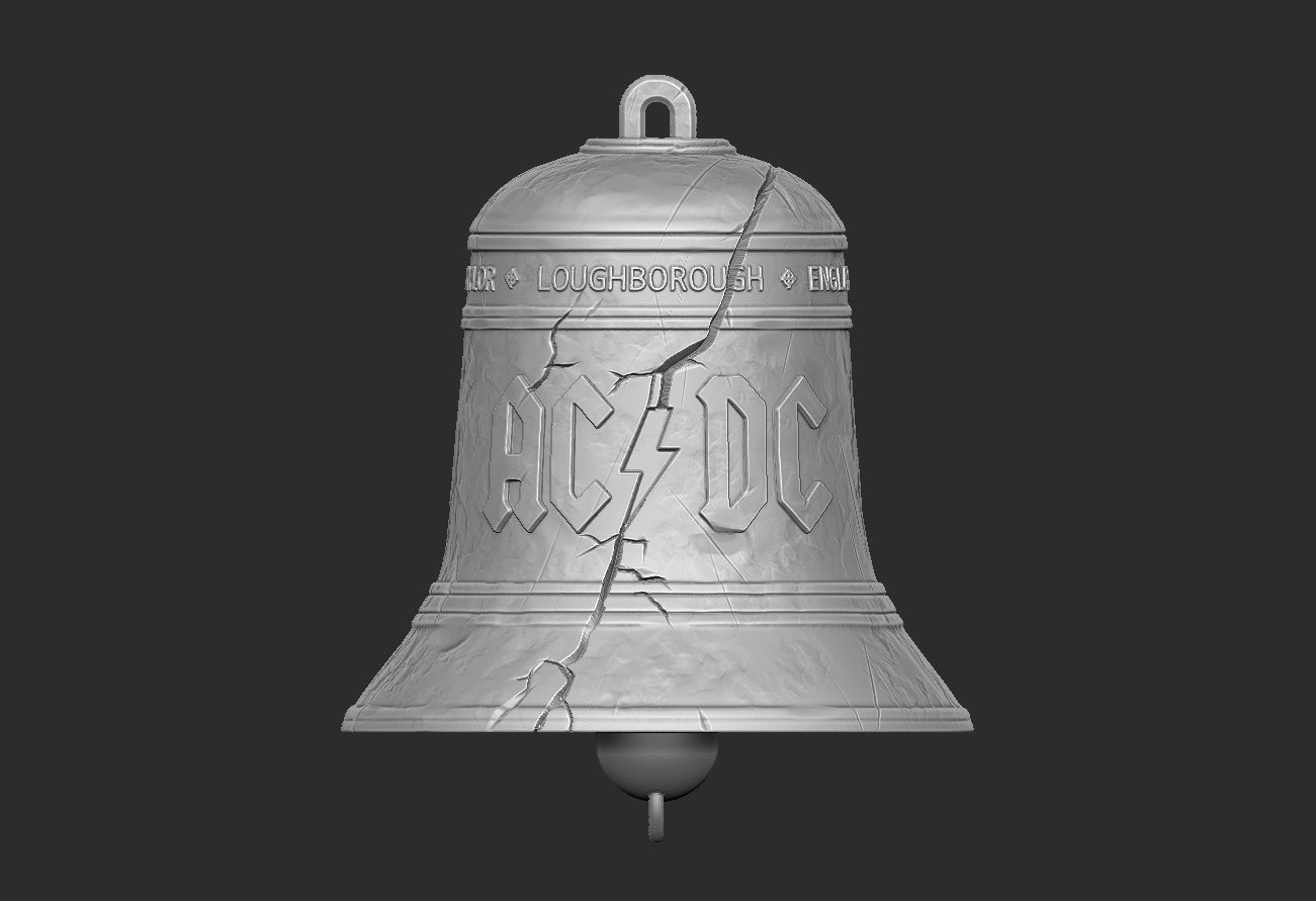 AC DC Hells Bells Legends of Rock 3D print model_9