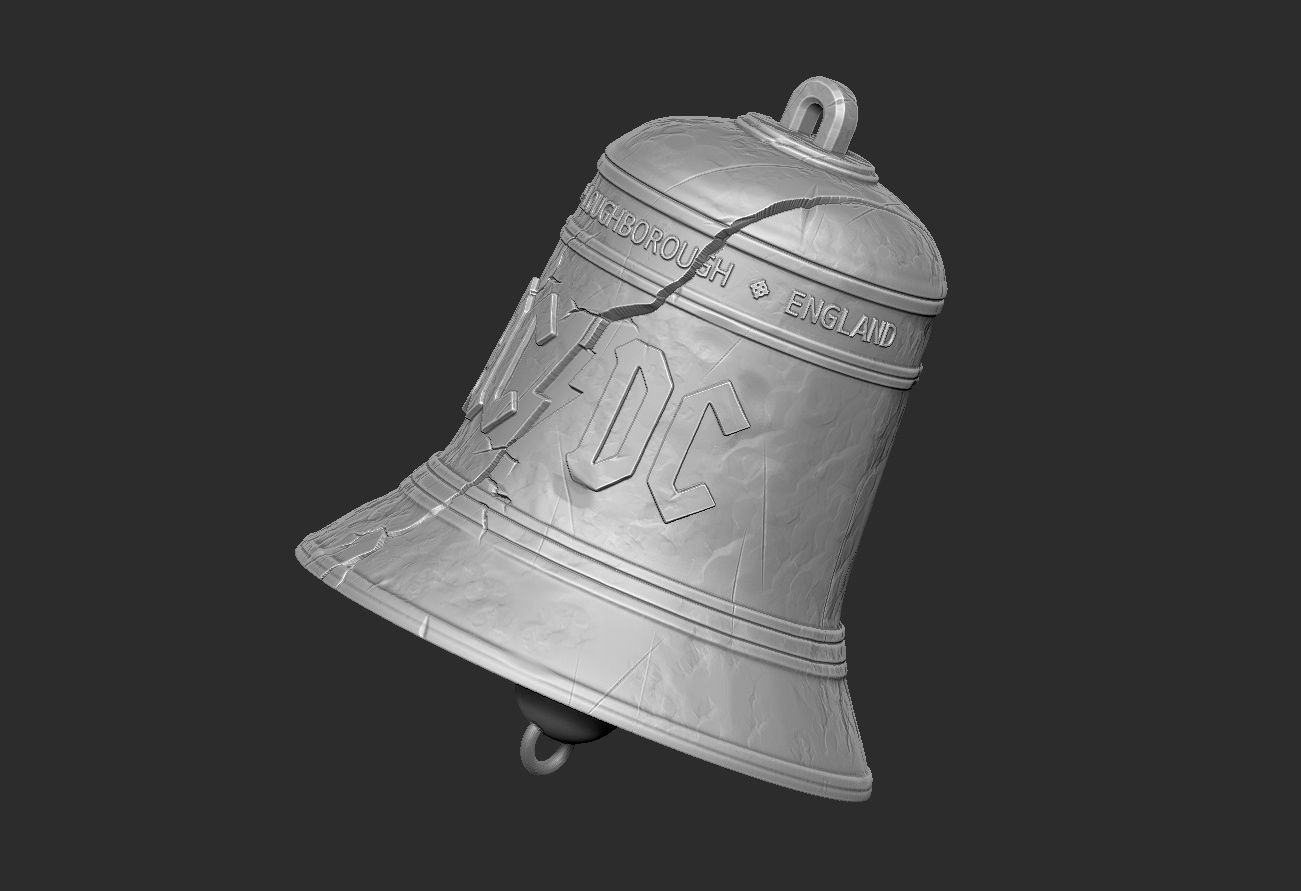 AC DC Hells Bells Legends of Rock 3D print model_12