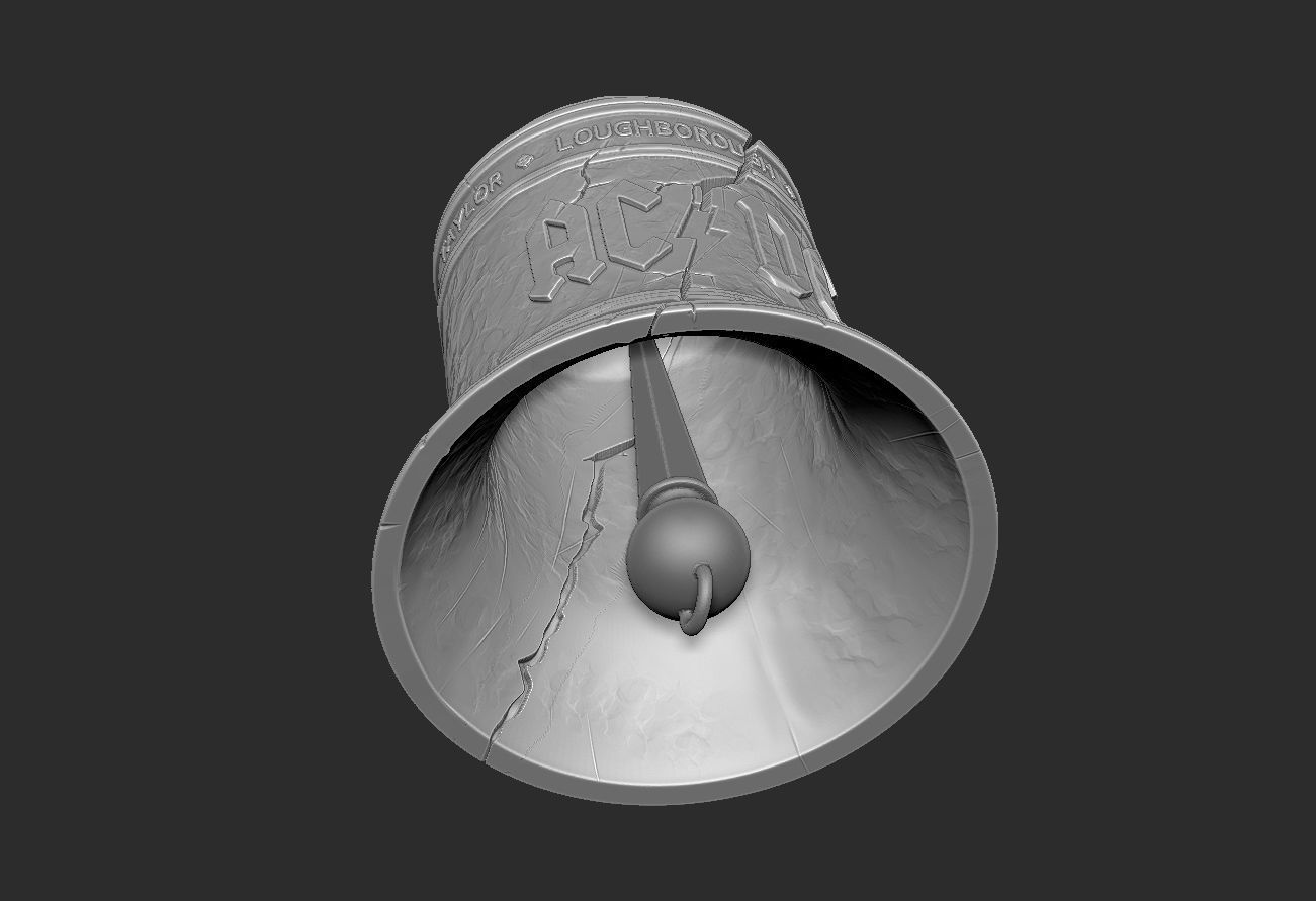 AC DC Hells Bells Legends of Rock 3D print model_11