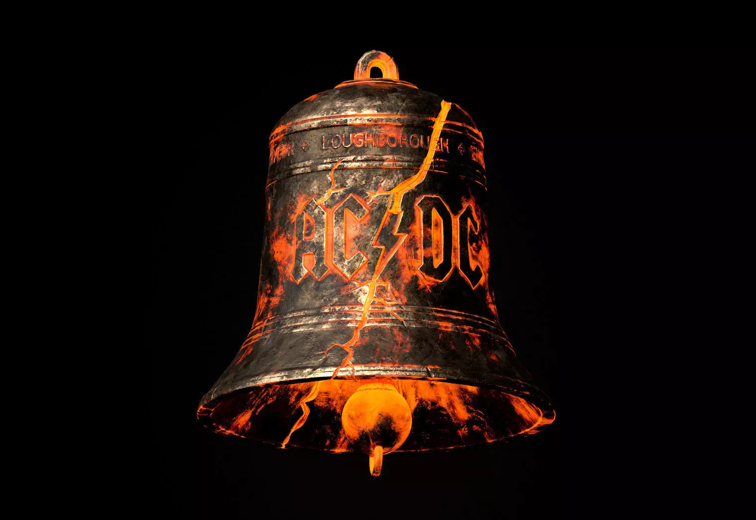 AC DC Hells Bells Legends of Rock 3D print model_0