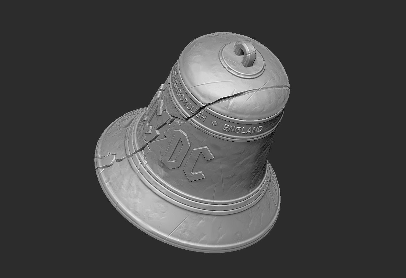 AC DC Hells Bells Legends of Rock 3D print model_10