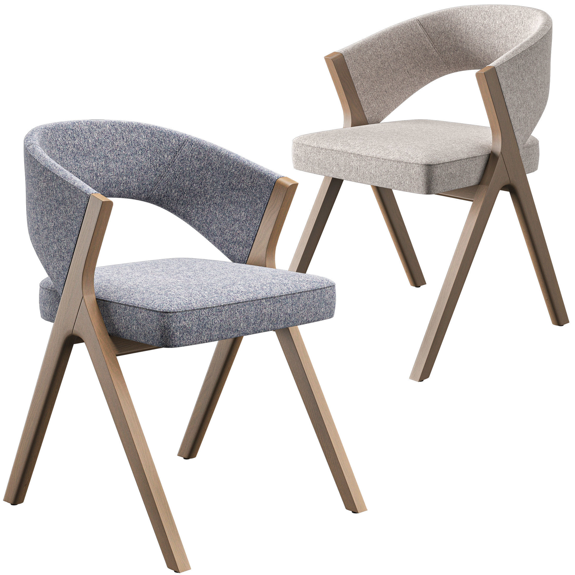 Table and Chair collection 1 3D model_8