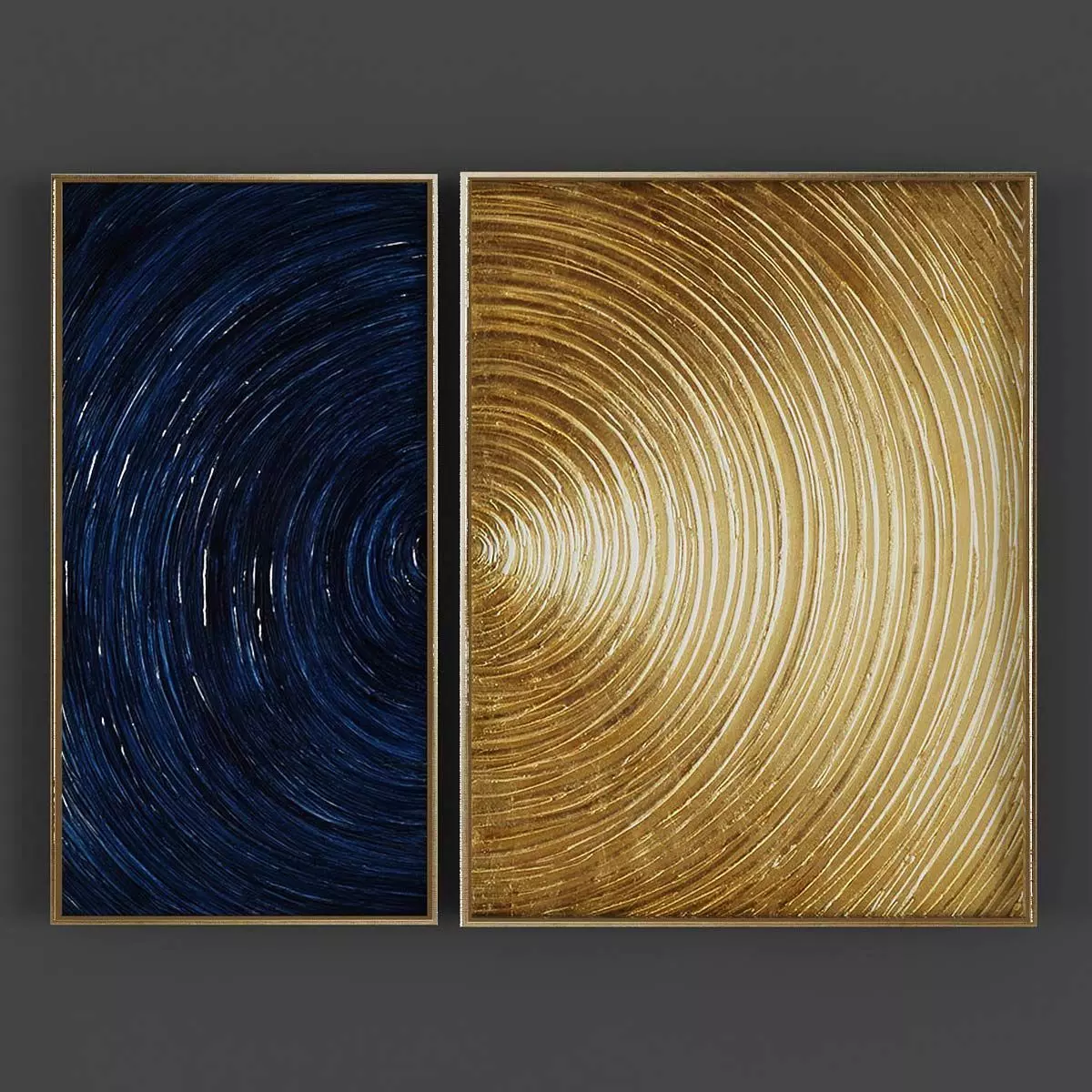 Picture Frames Low-poly 3D model_0