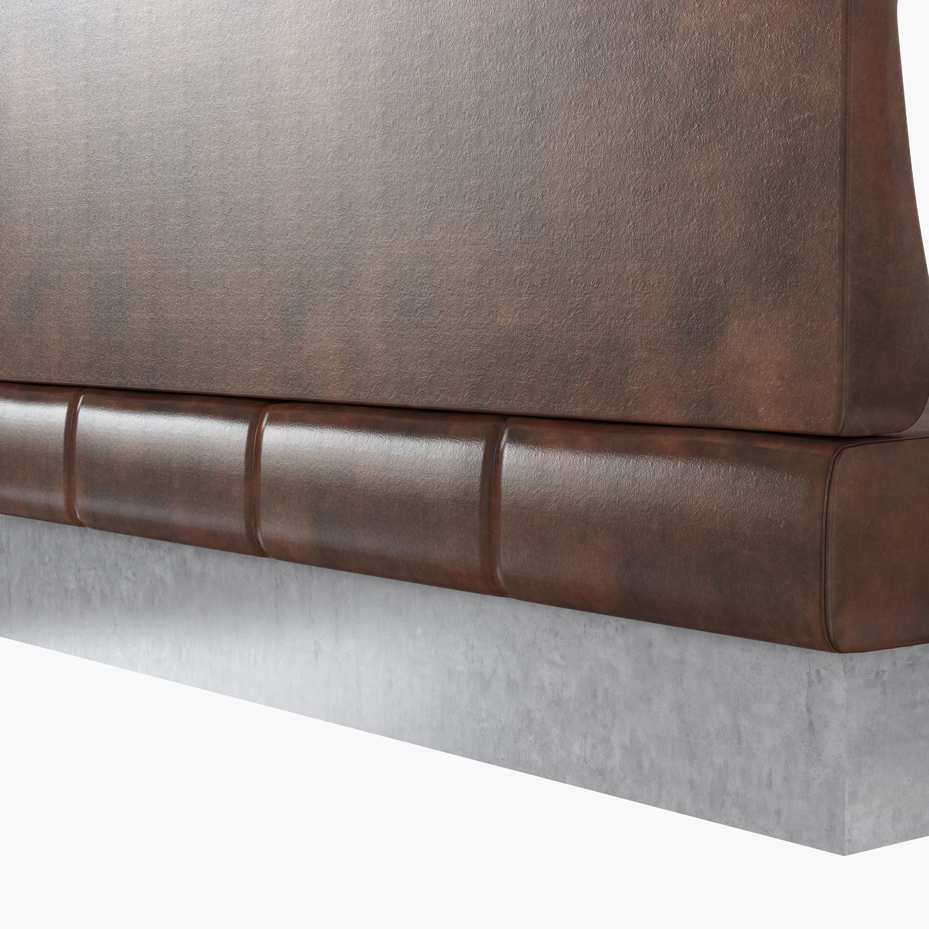 Upholstered sofa for cafe 3D model_7