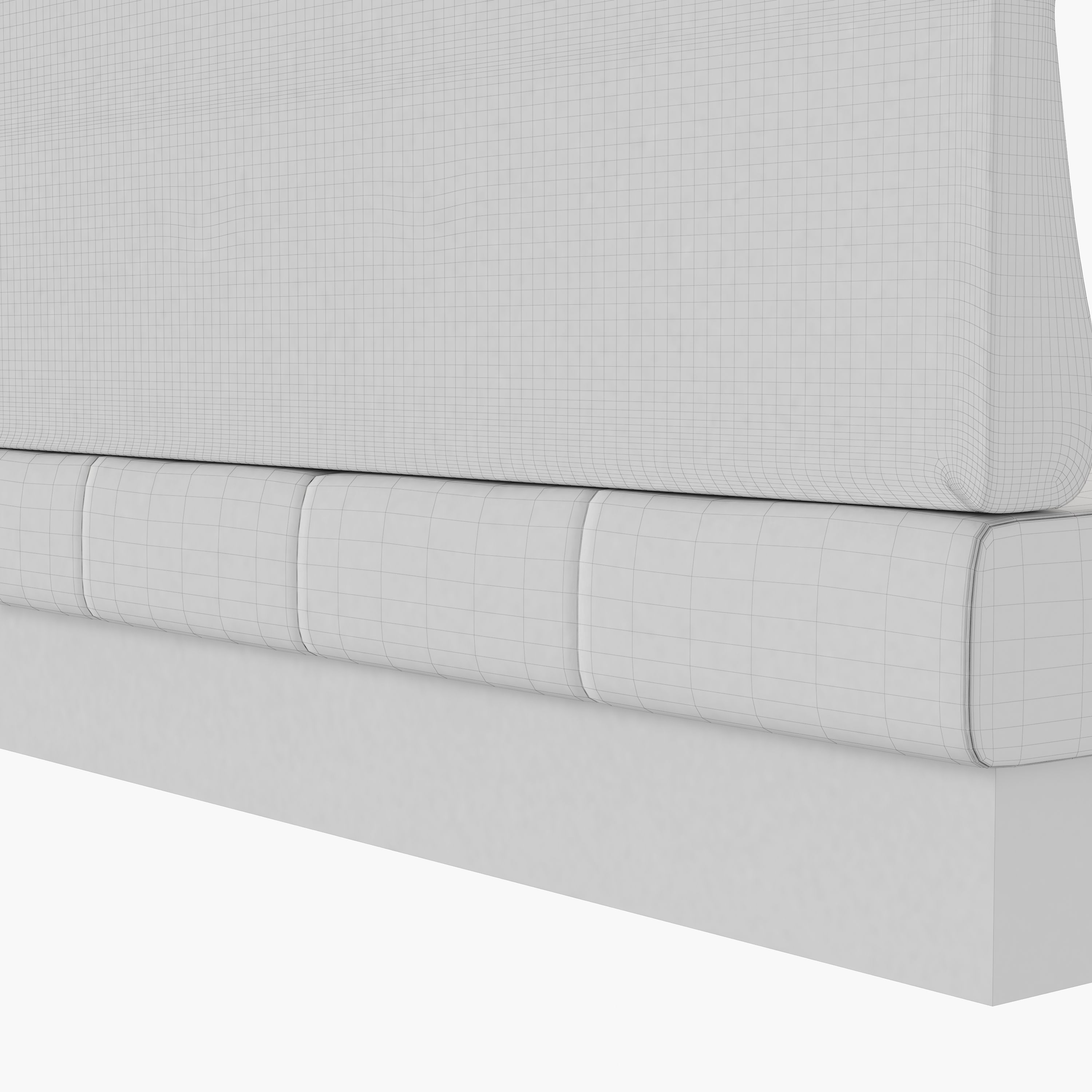 Upholstered sofa for cafe 3D model_15