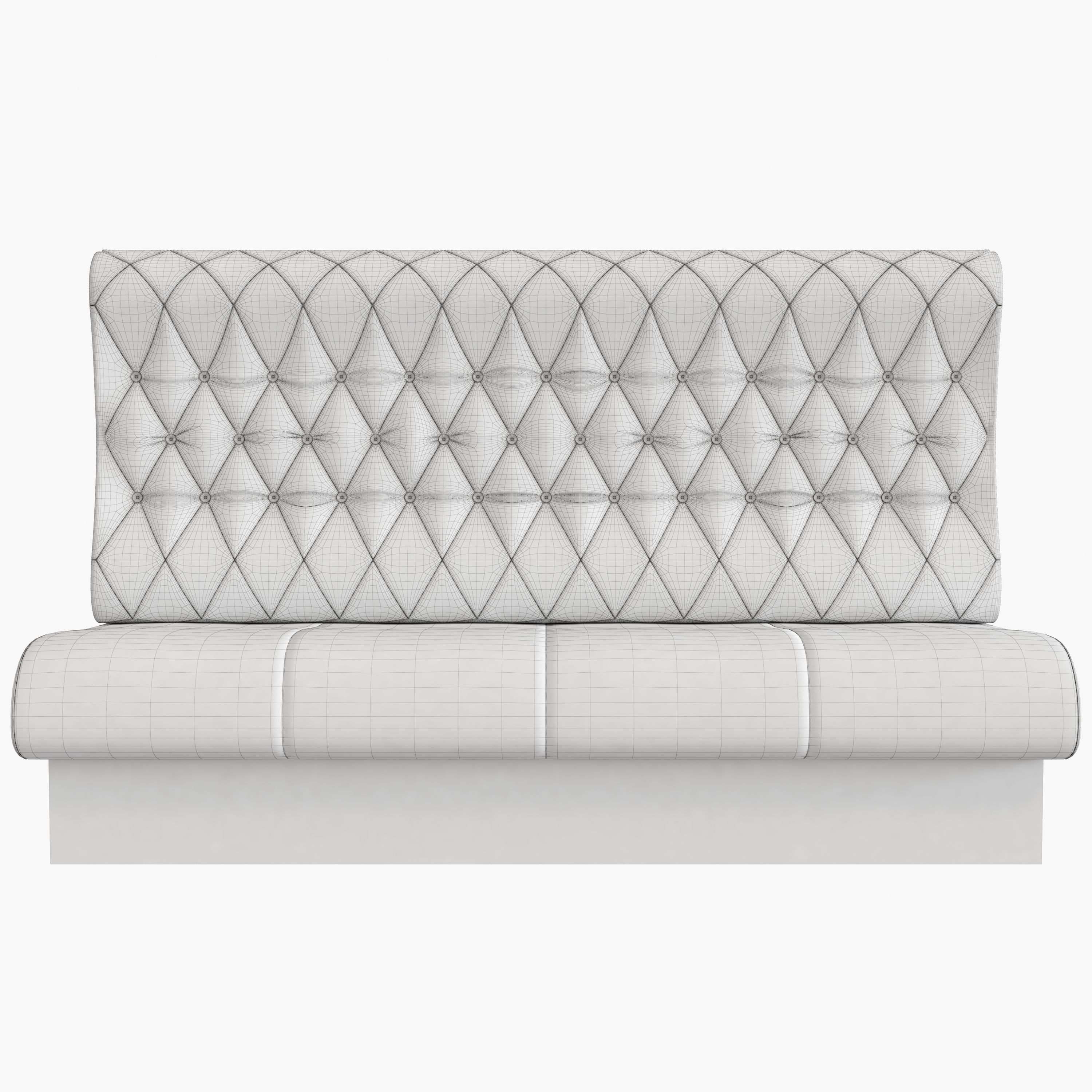 Upholstered sofa for cafe 3D model_11