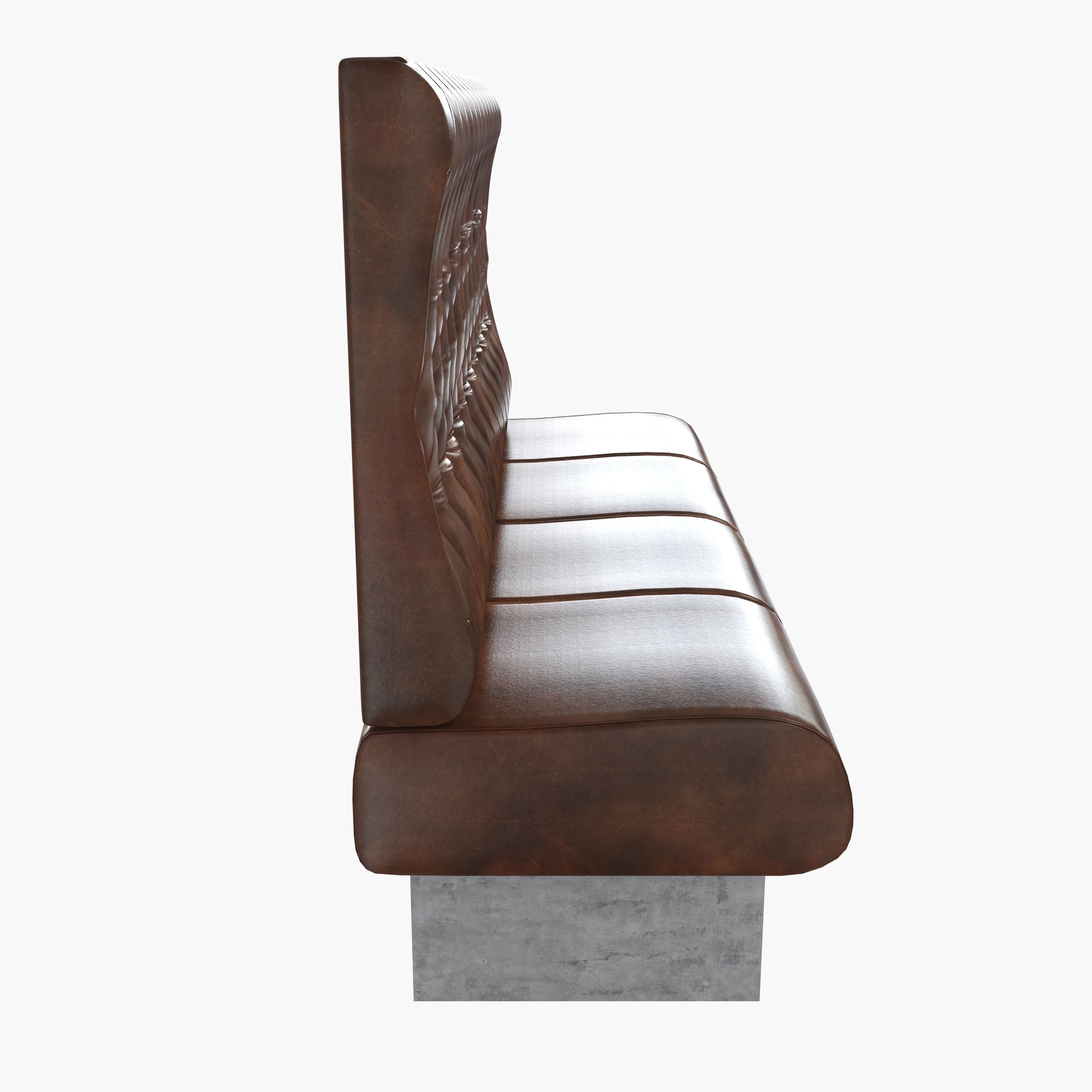 Upholstered sofa for cafe 3D model_6