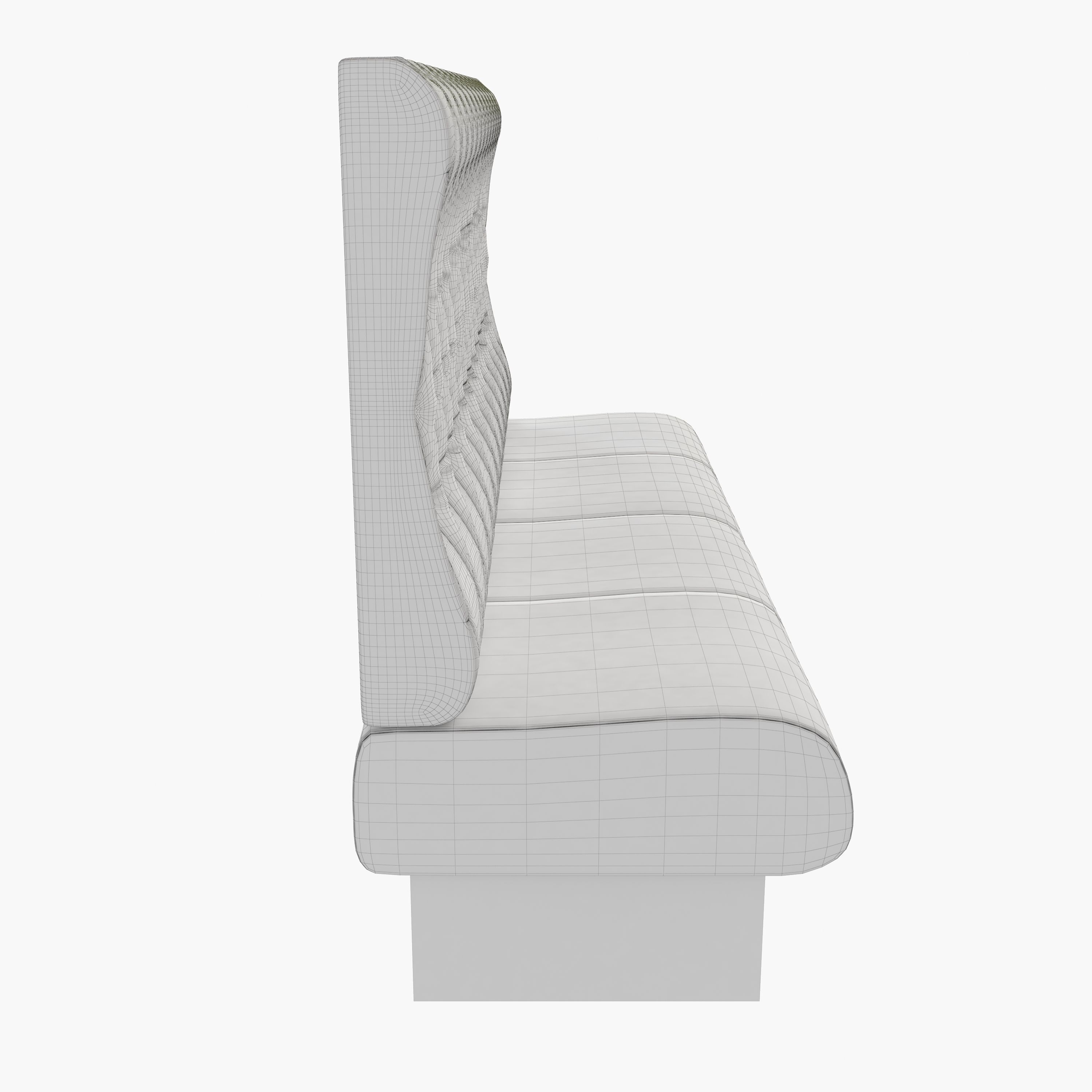 Upholstered sofa for cafe 3D model_14