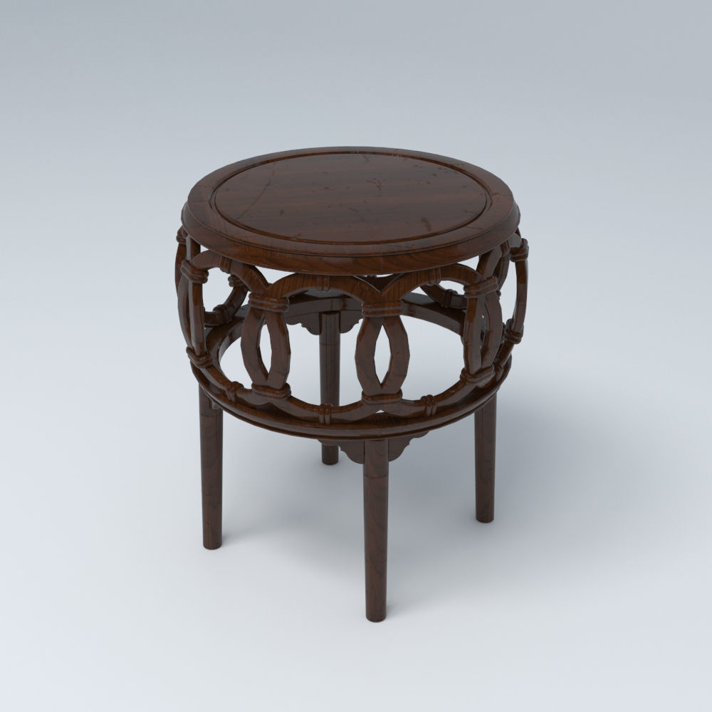 ZEN SET room divider with birds and flowers 3D model_21