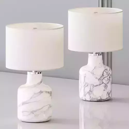 CB2 - LARGE MARBLIZED TABLE LAMP