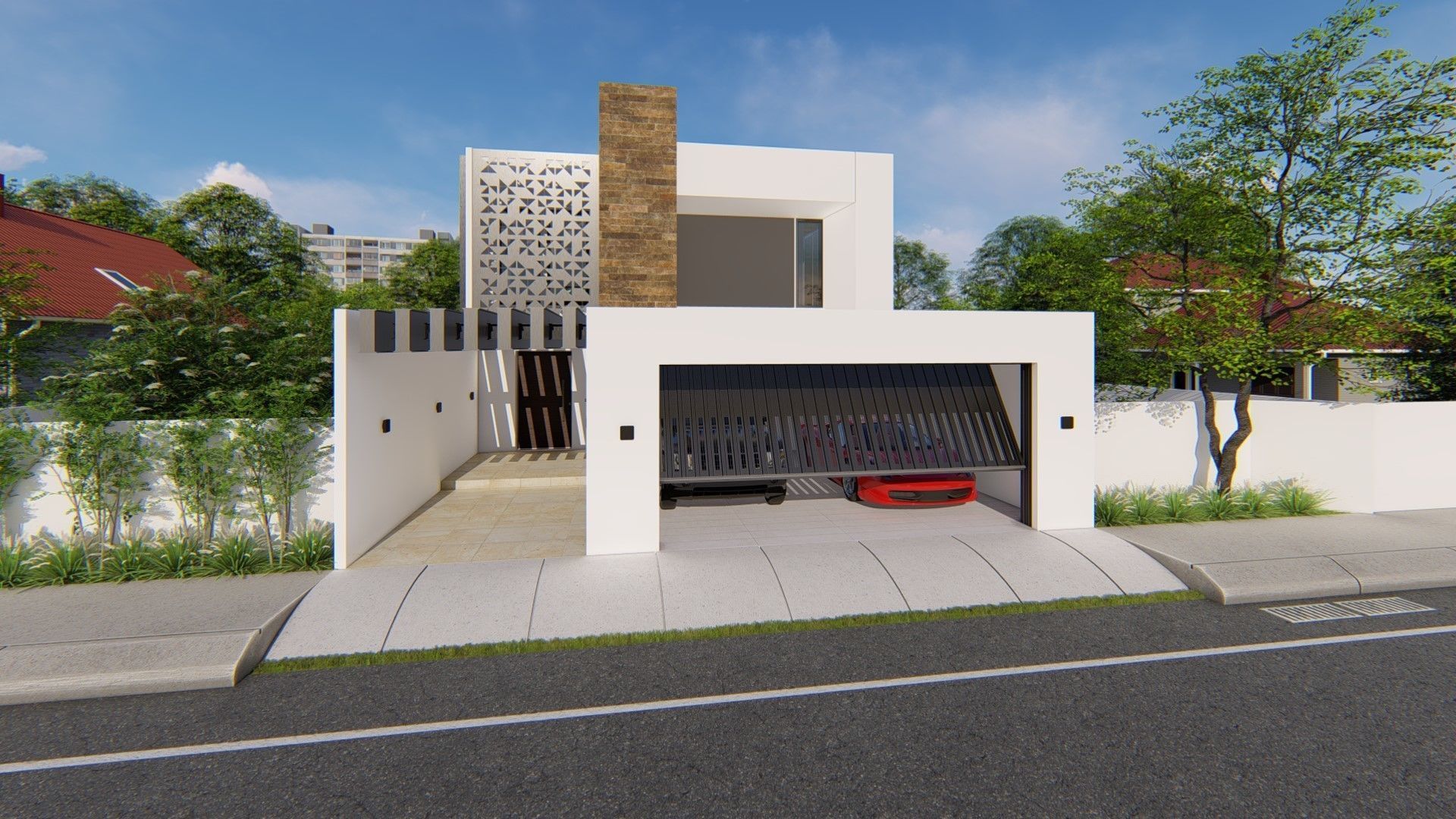 Modern House 3D model_12