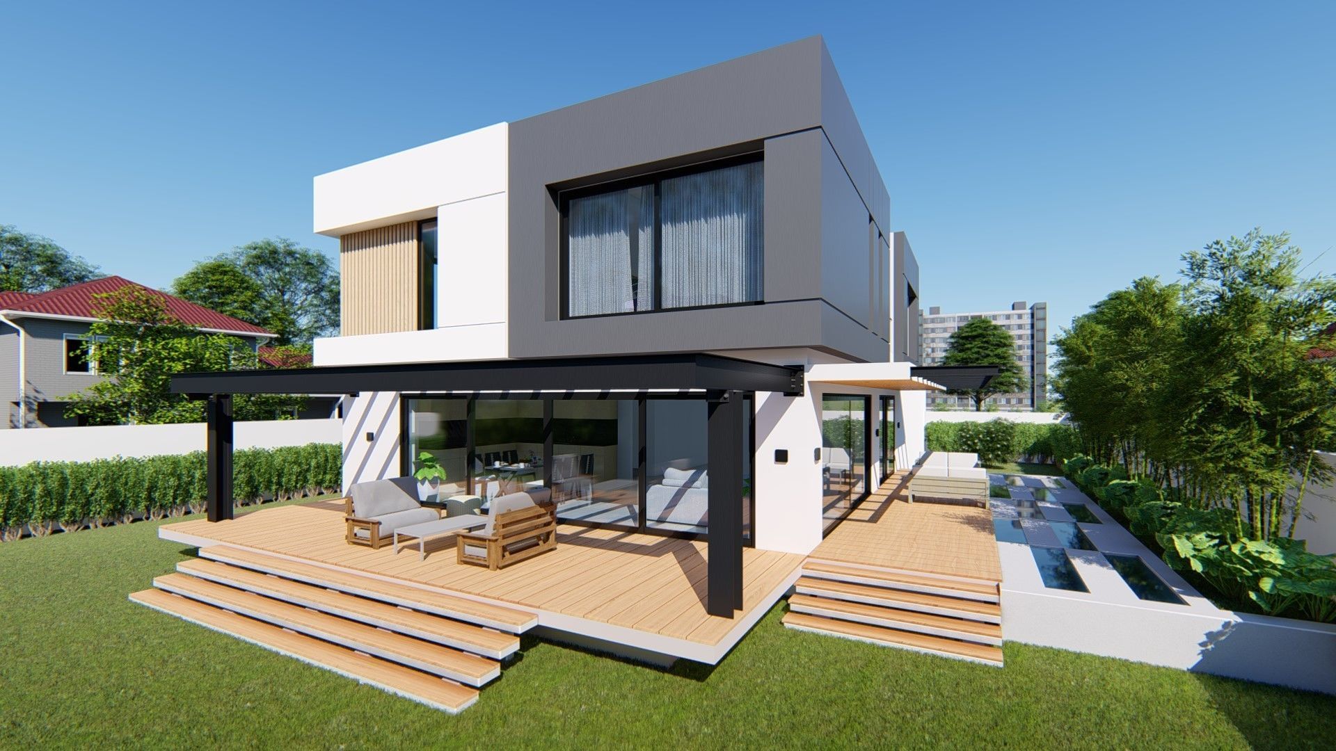Modern House 3D model_9
