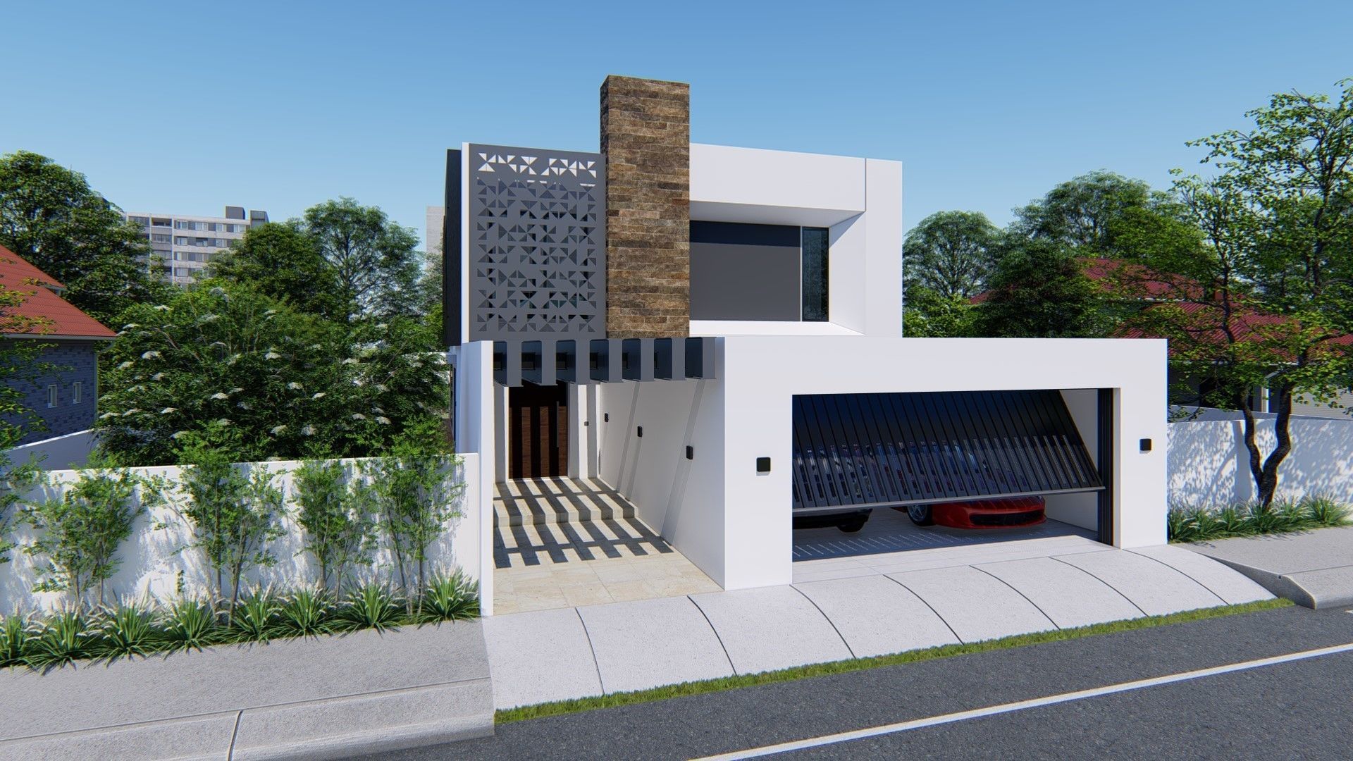 Modern House 3D model_16