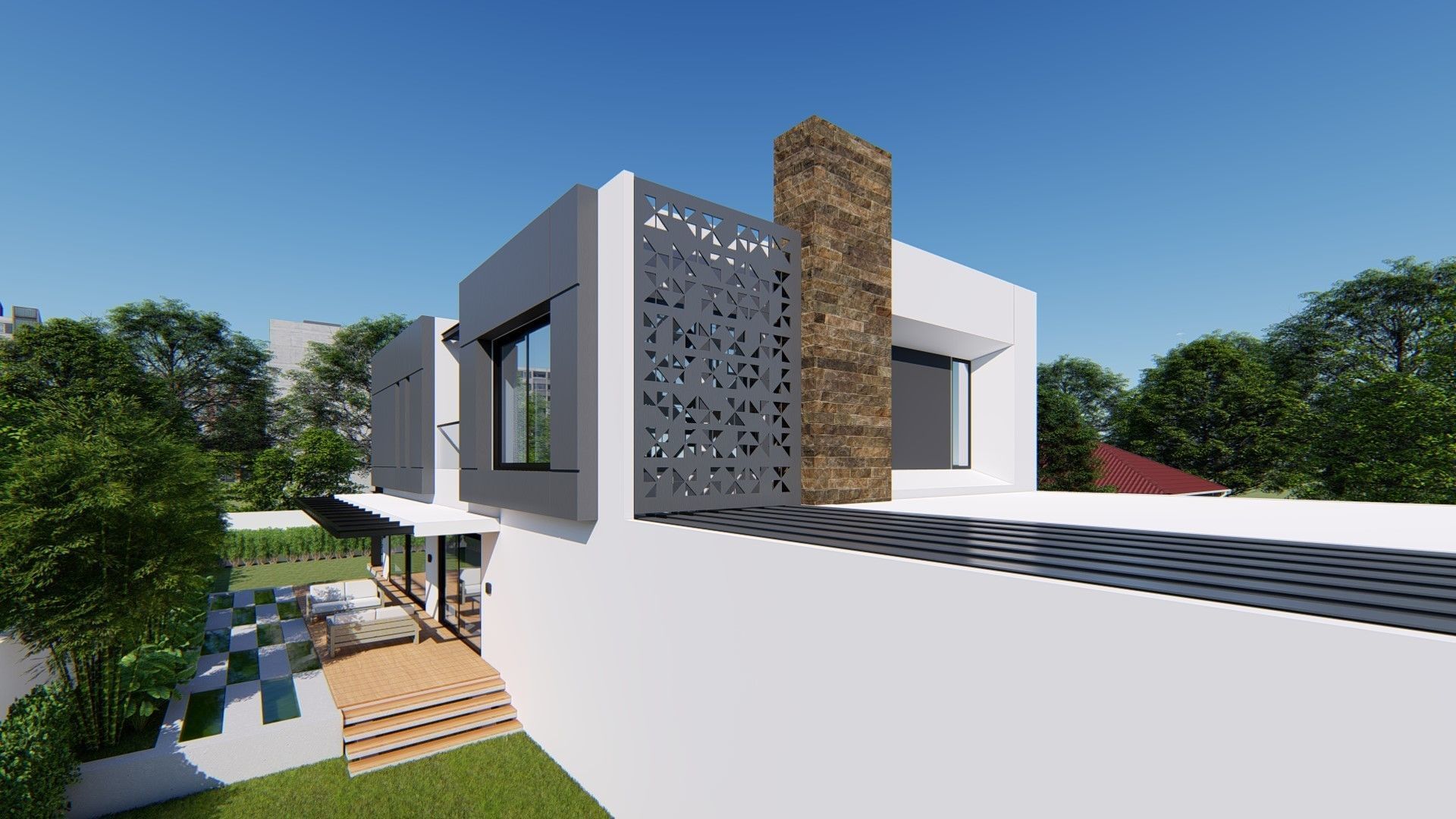 Modern House 3D model_15