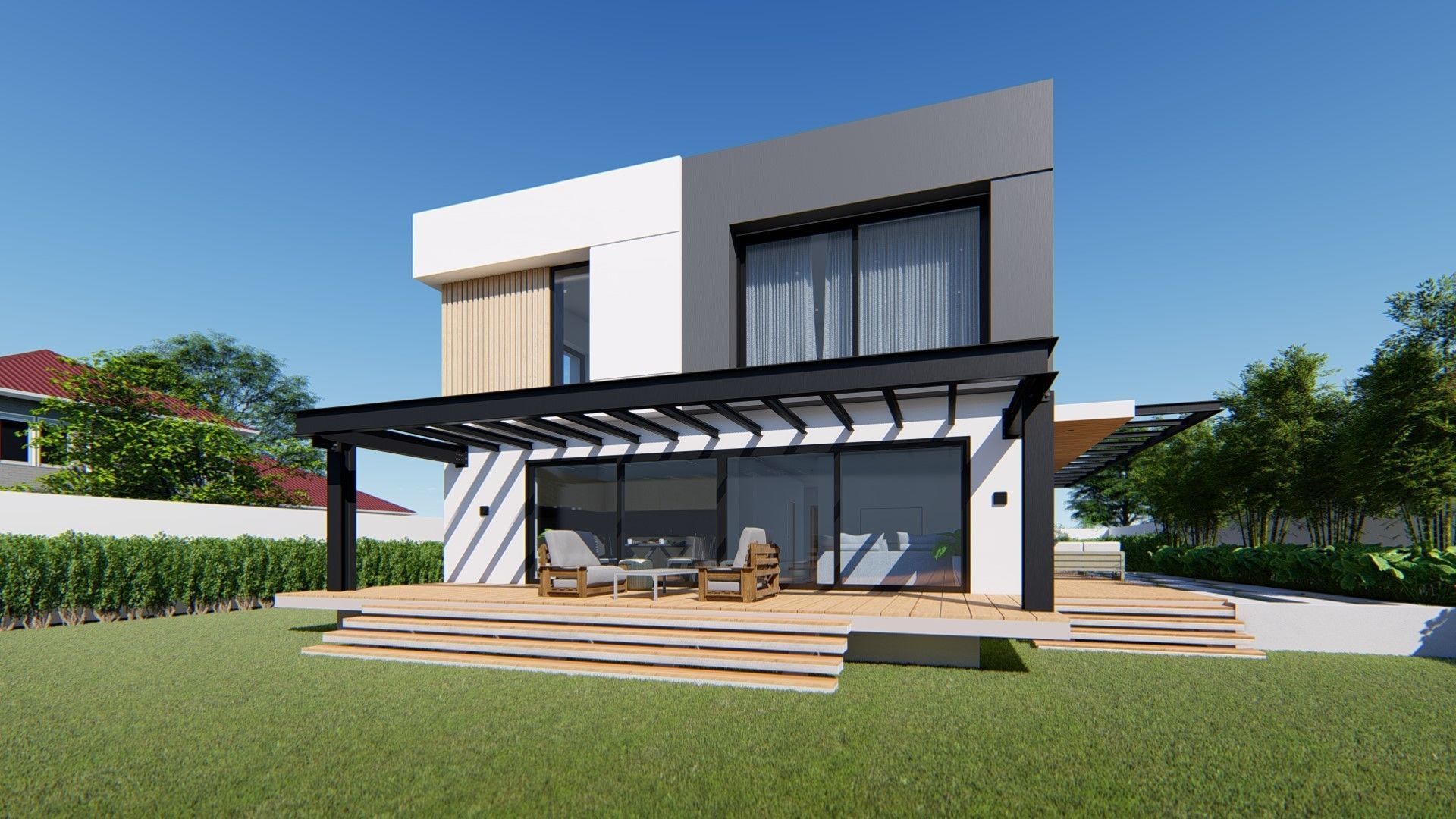 Modern House 3D model_10