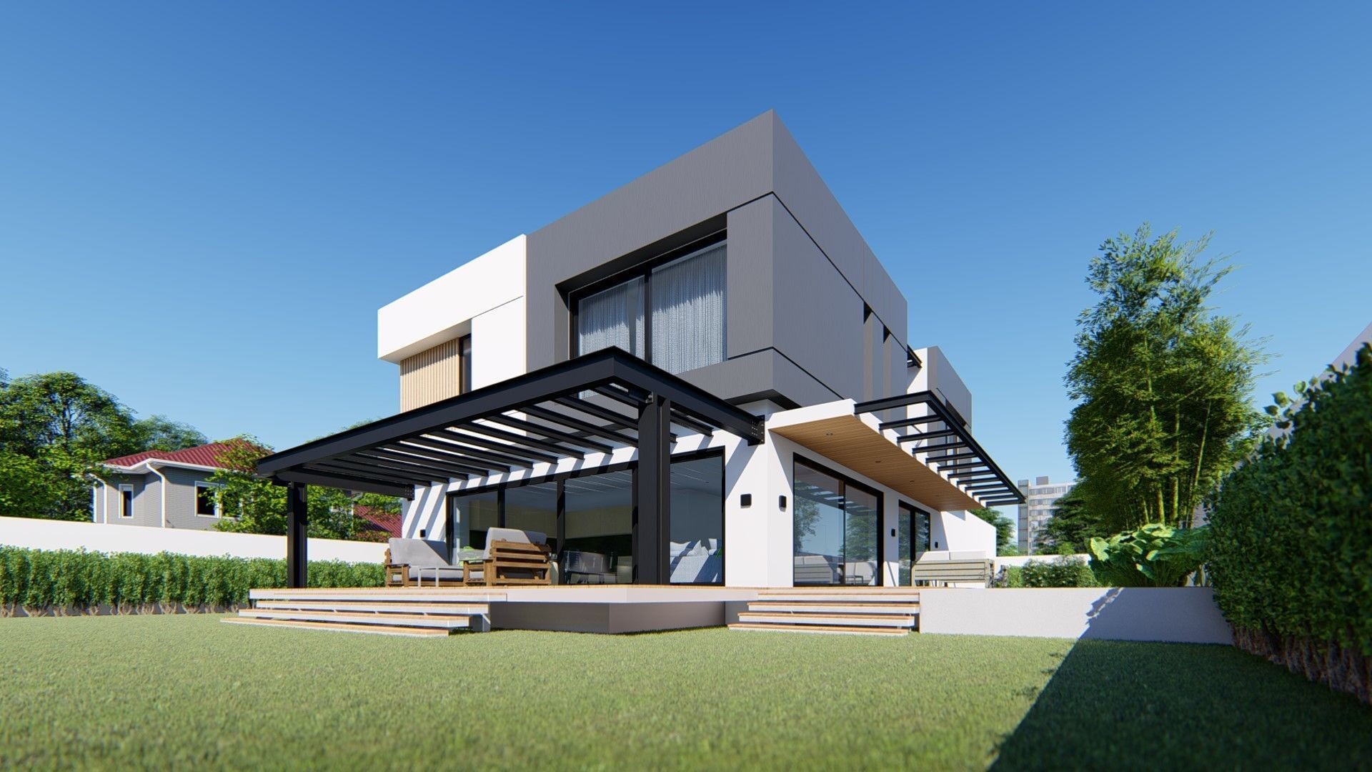 Modern House 3D model_8