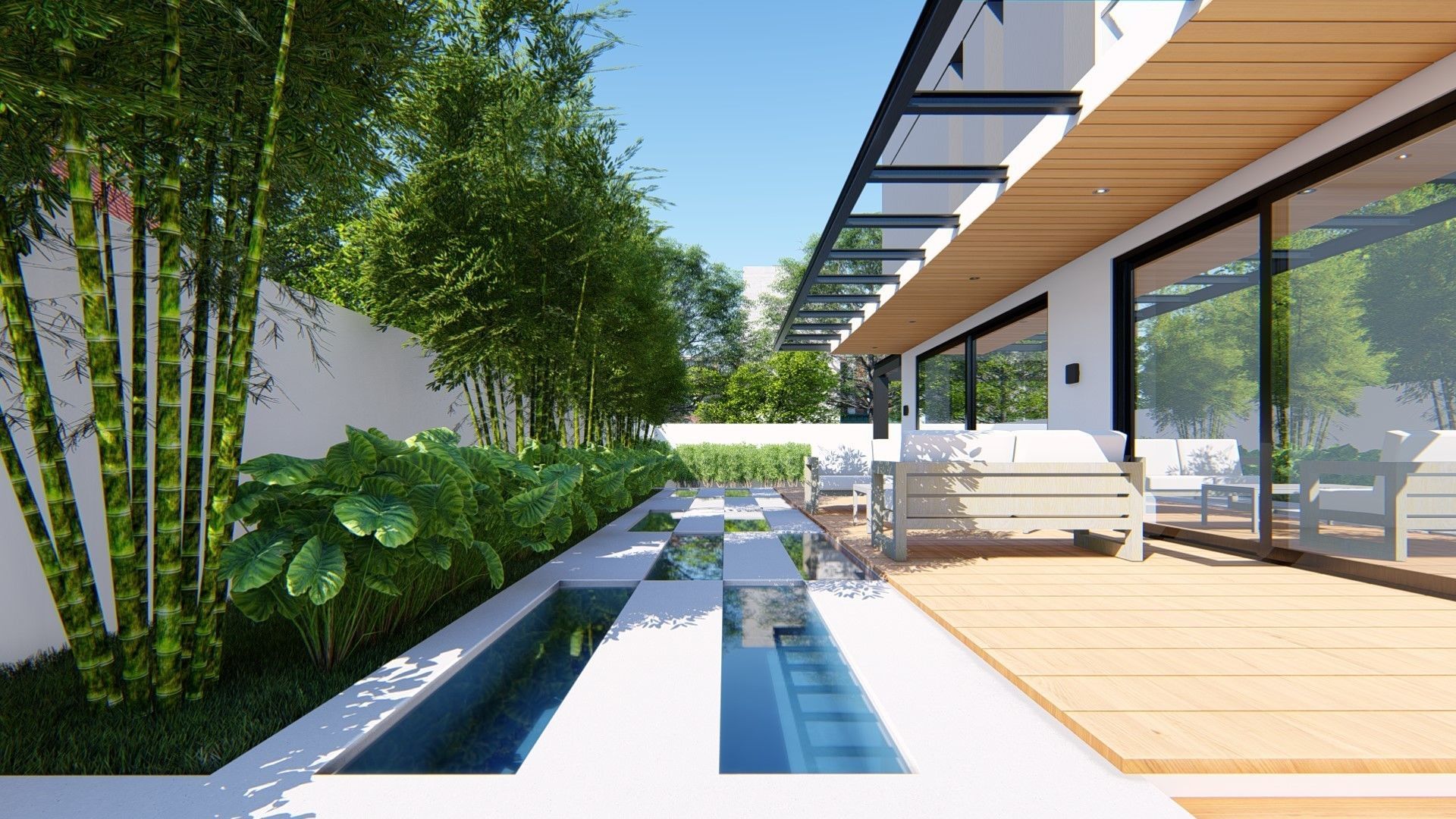 Modern House 3D model_6