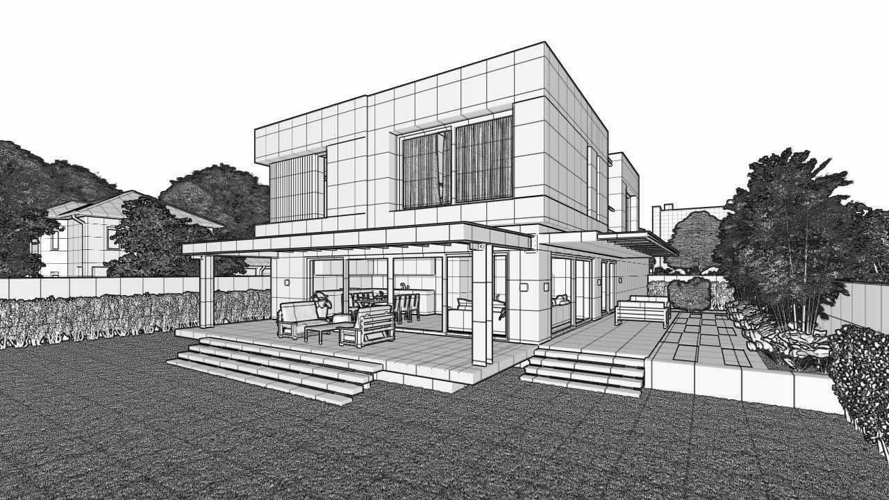 Modern House 3D model_36