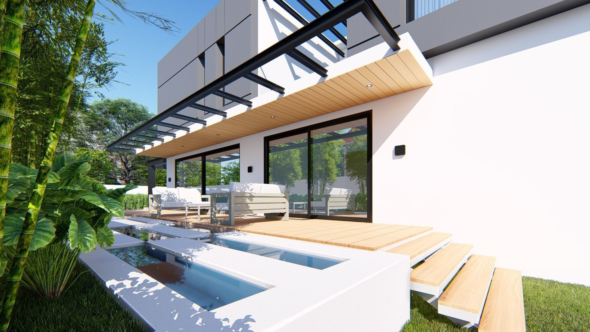 Modern House 3D model_5