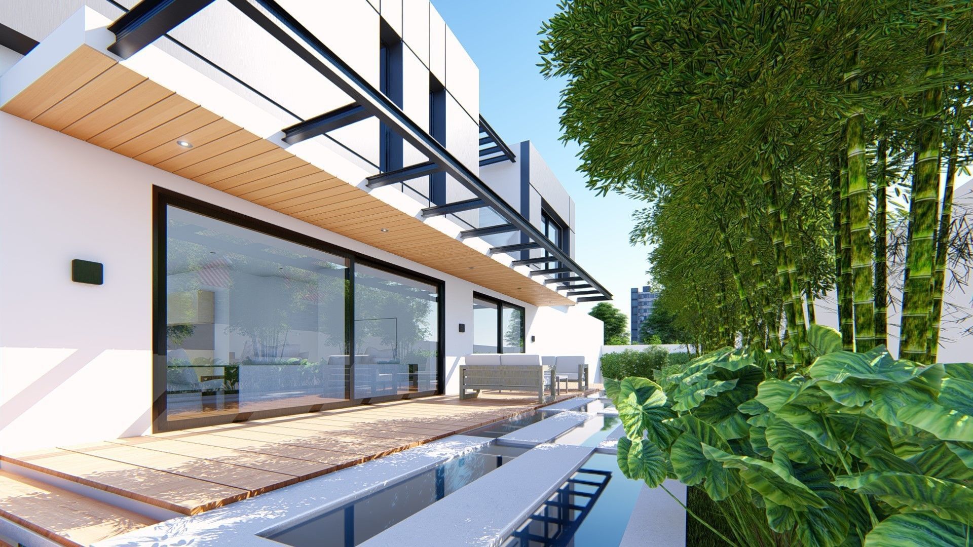 Modern House 3D model_3