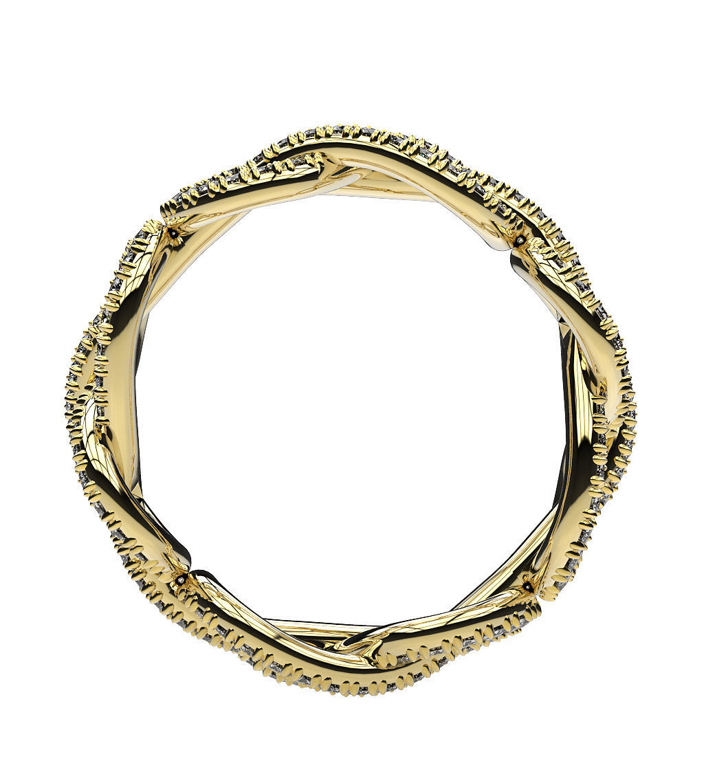 Ring Knots of Infinity 3D print model_2