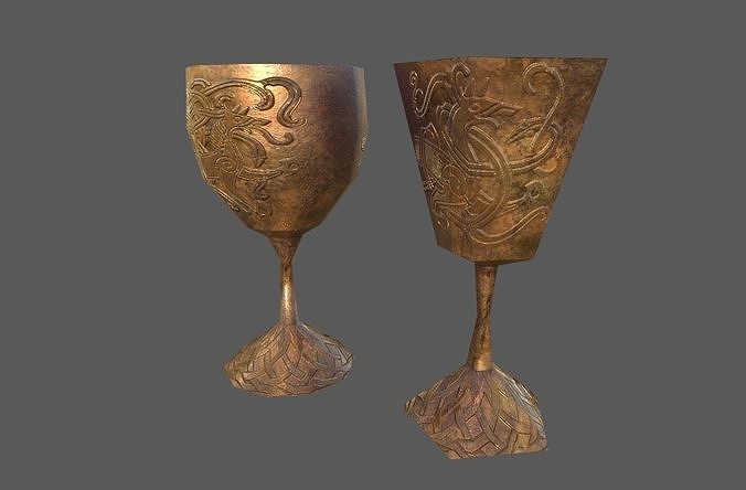 Low poly banquet utensils bundle Low-poly 3D model 7