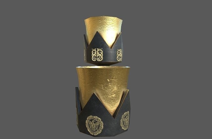 Low poly banquet utensils bundle Low-poly 3D model 6