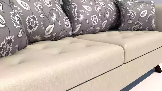 3D Model Sofa 2