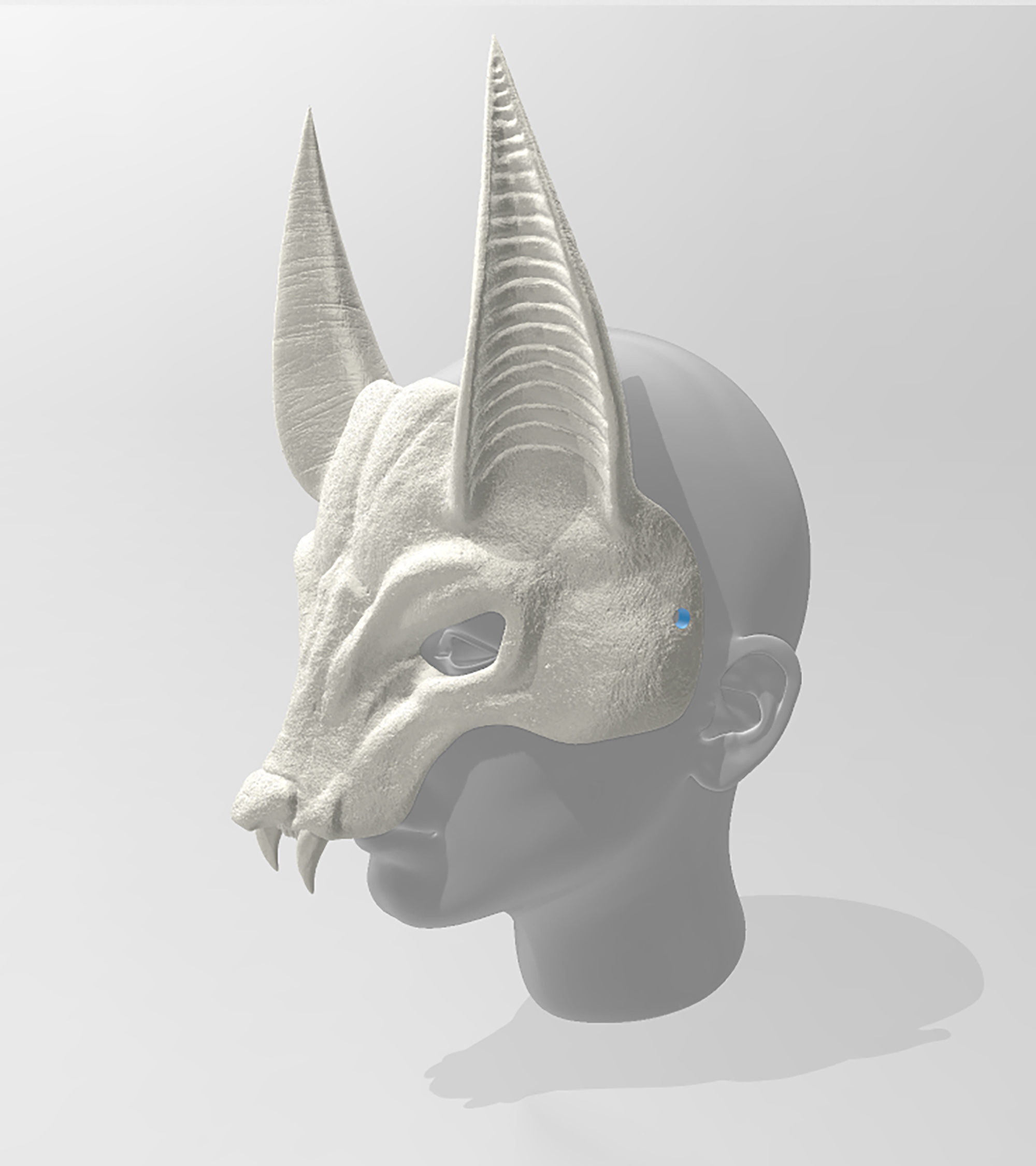 Anubis inspired Mask 3D print model_2