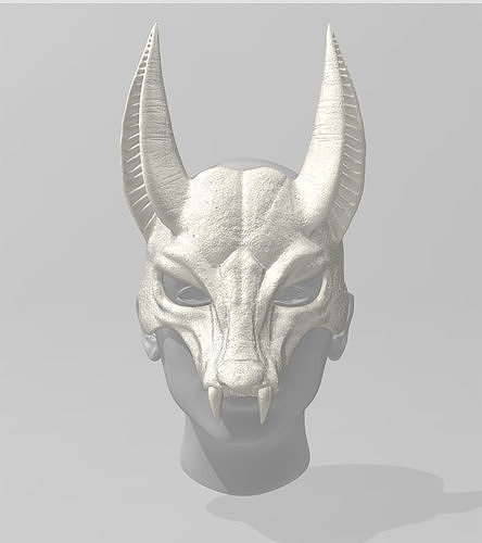 Anubis inspired Mask 3D print model
