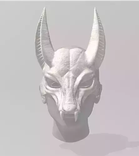 Anubis inspired Mask 3D print model