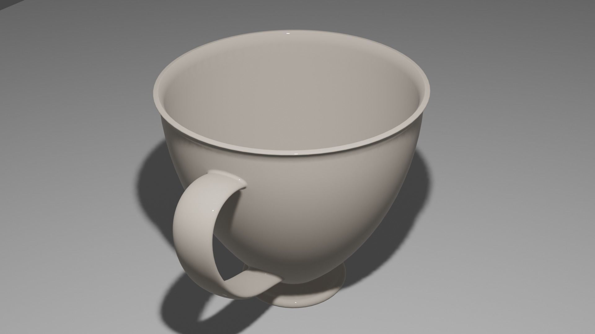 Teacup 2 cup 3D model_3