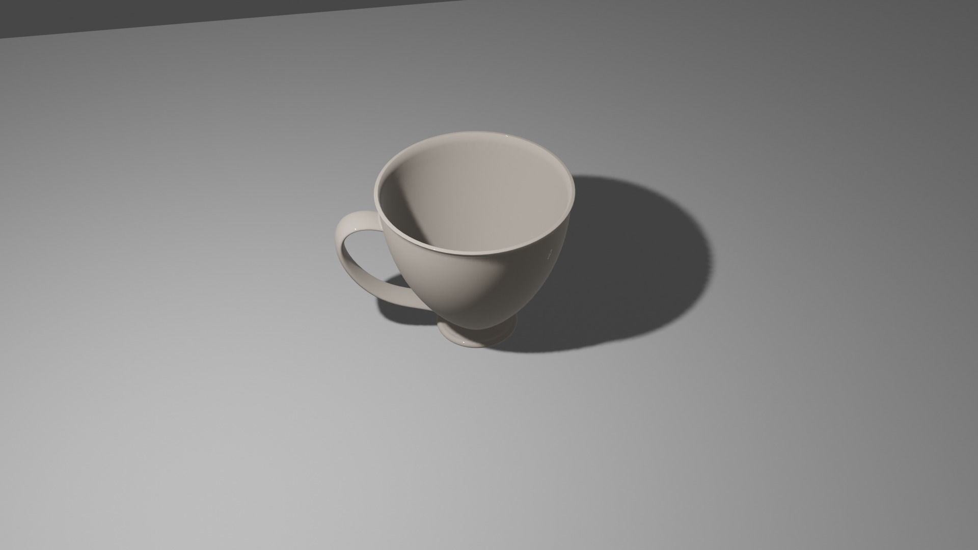 Teacup 2 cup 3D model_2