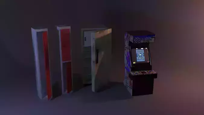 BackGround Assets Package For Game - VR - AR Low Poly